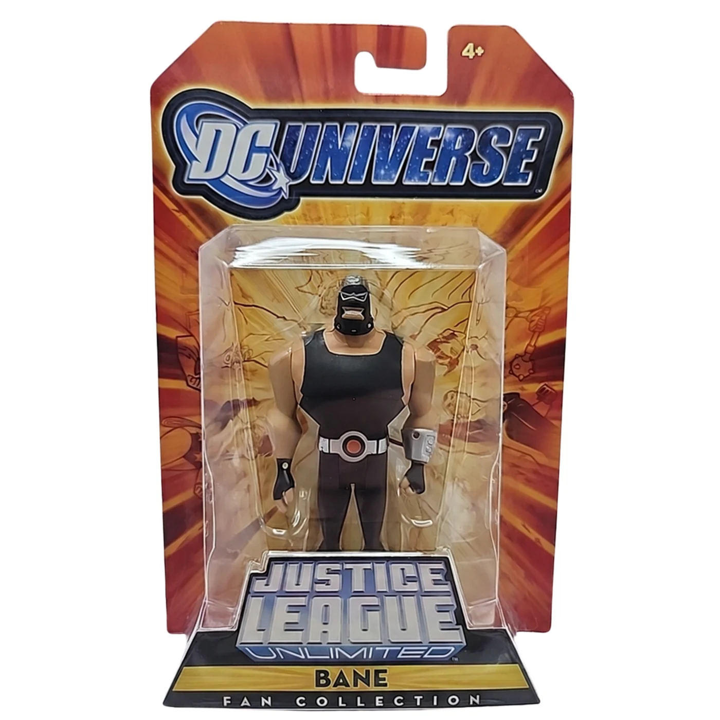 Bane on an orange DC Universe Justice League Unlimited Fan Collection card