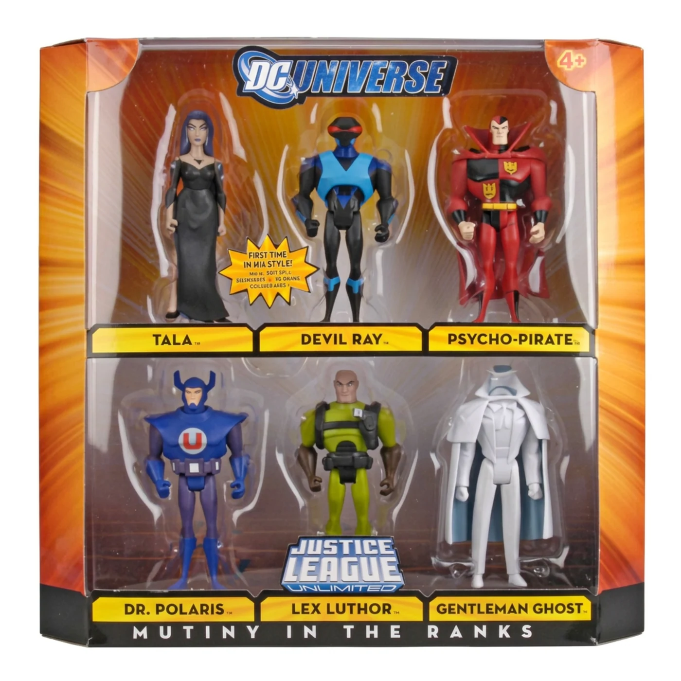 DC Universe Justice League Unlimited Mutiny in the Ranks six-figure multipack